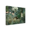 Trademark Fine Art - Henri Rousseau  Rousseau's Jungle III Canvas Art - 4 of 4