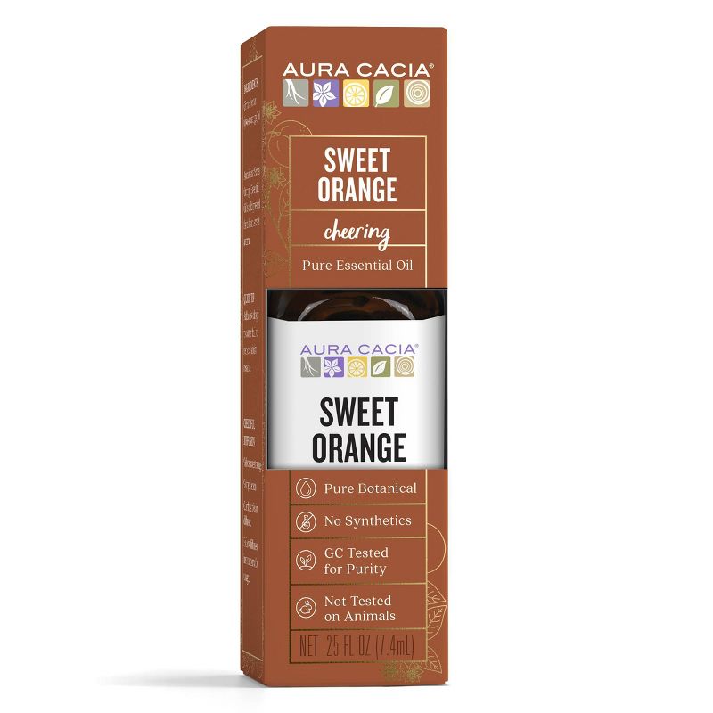 Sweet Orange Essential Oil Single - Aura Cacia, 1 of 10