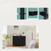 INFURNIC Utility Storage Cabinets 7 Drawer Multi-Functional Tall Dresser Ideal for Organization in Kids Rooms and Beyond, Black, 39.3"*11.8"*30.3" - 4 of 4