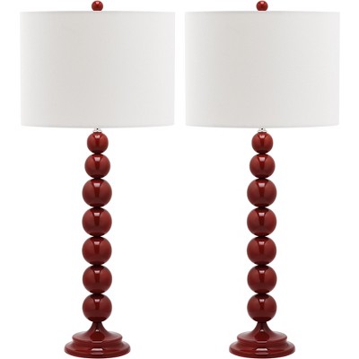 Jenna Stacked Ball Table Lamp - 31.5 Inch Height - LIT4090 - Safavieh