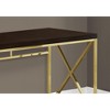 PAGED Simple Modern Computer Desk, 47.25" Home Office Desk with Wooden Desktop and X-design Metal Legs for Office, Study - 3 of 4