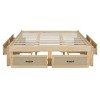 Queen Size Platform Bed with 6 Storage Drawers - 4 of 4