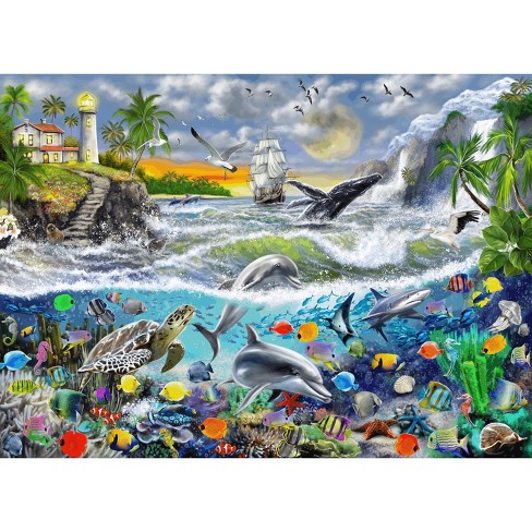 Turtle's Ocean Paradise - 1500 Piece Puzzle –