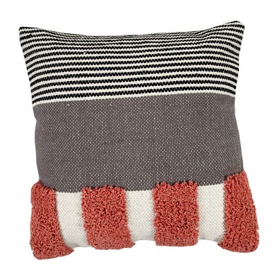 22"x22" Oversize Amaryllis Square Throw Pillow - SAATVIK