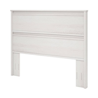 target white headboard