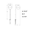 VAXCEL Lisle Low-Voltage Bronze Outdoor Landscape Path Light LED Clear Glass - 4 of 4
