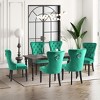 WestinTrends Wordford Velvet Upholstered Tufted Dining Chairs (Set of 6) - 2 of 4