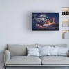 Trademark Fine Art-Michael Blanchette Photography 'Moon over Nubble' Canvas Art - 2 of 4