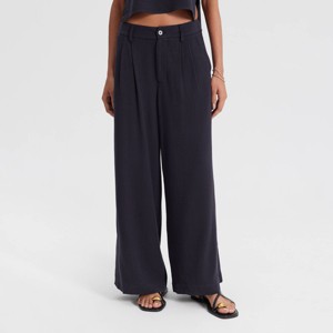 Women's Wide Leg Pleated Palazzo Pants - A New Day™ - 1 of 4