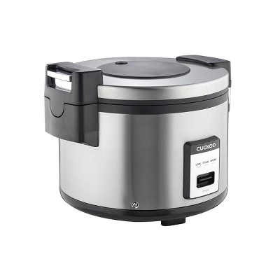 Cuckoo 30-Cup Silver Electric Commercial Rice Cooker with Nonstick Inner Pot