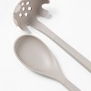 10pc Nylon Kitchen Utensil Set Gray - Figmint™ - 3 of 4
