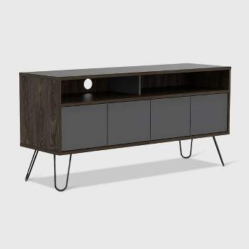 Aster Console TV Stand for TVs up to 55" Brown - RST Brands