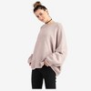 Anna-Kaci Women's Oversized Knit Sweater with Drop Shoulders and Ribbed Hem - 2 of 3