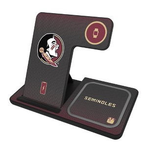 Keyscaper Florida State University Seminoles Linen 15-Watt 3 in 1 Charging Station - 1 of 4