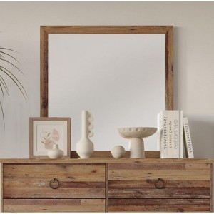 Home Design Jethro Mirror, Vintage Oak - 1 of 4