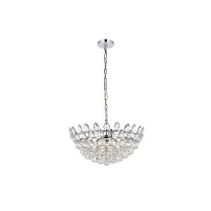 Elegant Lighting Emilia 5 - Light Pendant in  Chrome - 1 of 4