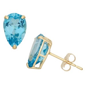 Designs By Gioelli 10K Gold Gemstone Stud Earrings - 1 of 2