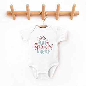 The Juniper Shop Star Spangled Sassy Baby Bodysuit - 1 of 2