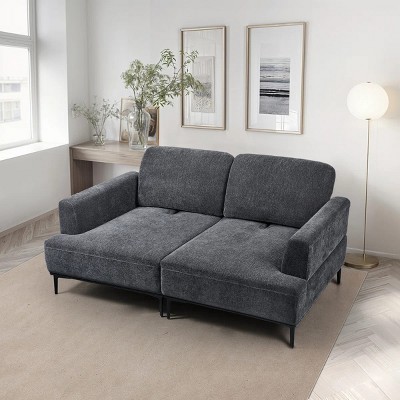 Nebula Vortex 72'' Wide Upholstered Sofa For Living Room