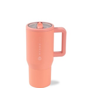HydroJug Traveler - Water Bottle with Handle & Flip Straw - Leak Resistant Tumbler, Insulated, Stainless Steel & Rubber Base - 1 of 4