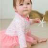 RuffleButts Baby/Toddler Girls UPF50+ Tulle Skirted One Piece Rash Guard - 3 of 4