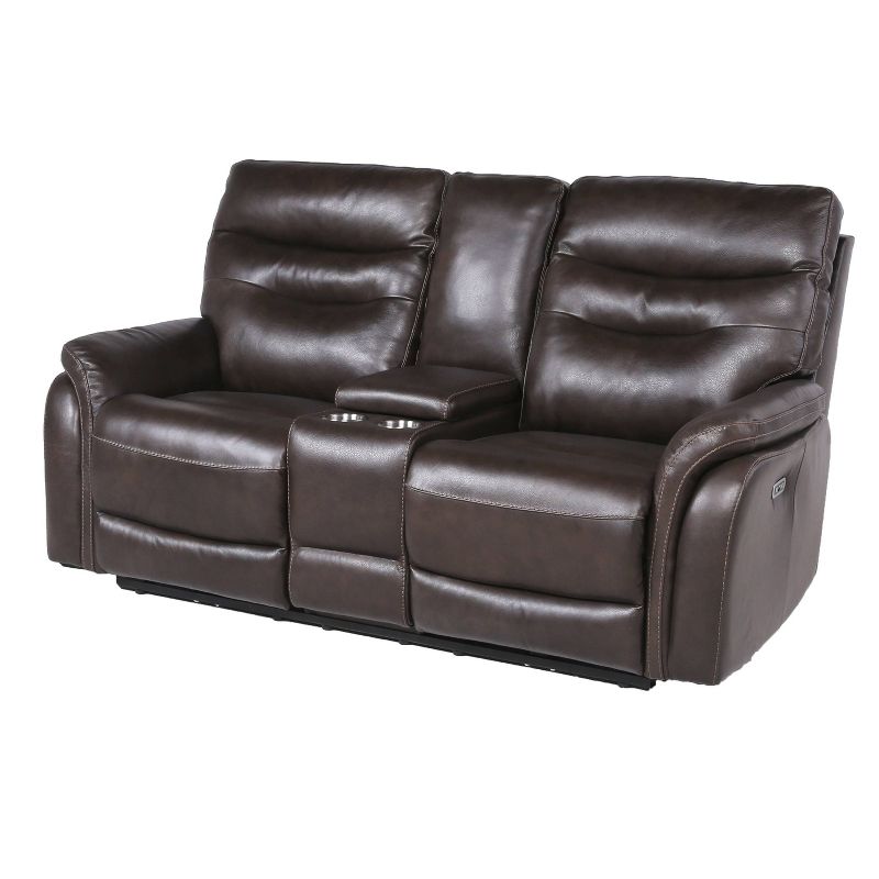 Fortuna Power Recliner Console Loveseat - Steve Silver Co., 4 of 16