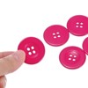 Unique Bargains Resin Snap Fastener Round Flat 4-Hole Sewing Buttons 10 Pcs - 4 of 4