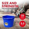 Little Giant All Purpose Heavy Duty Flat Back 22 Quart Plastic Bucket - 2 of 4