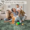 Washable Area Rugs Stain Resistant Carpet for Living Room Bedroom Kitchen Bathroom with Non Slip Backing Home Decor Floor Decoration Mat - 4 of 4