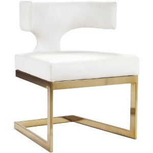 Meridian Furniture,Alexandra Velvet Dining Chair - 1 of 4