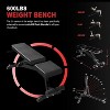 ER KANG Power Cage, 2000LB Squat Rack, Dual Pulley Cable Crossover System, Multi-function Free Weight Home Gym Workout Machine with Attachments - 4 of 4
