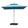 Okak Patio Umbrella with Center Pole, Outdoor Umbrella with Heavy-Duty 6 Rids, Parasol Umbrella for Backyard, Garden, Poolside - 2 of 4
