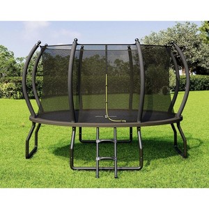 AMERLIFE 8FT 10FT 12FT 14FT 15FT 16FT Outdoor Trampoline with Enclosure Net and Ladder, Recreational Trampolines for Kids and Adults - 1 of 4