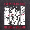 Women's - Disney - Evil Queen Cruella Maleficent Ursula Every Fairy Tale Needs A Villain Short Sleeve Graphic T-Shirt - 2 of 4