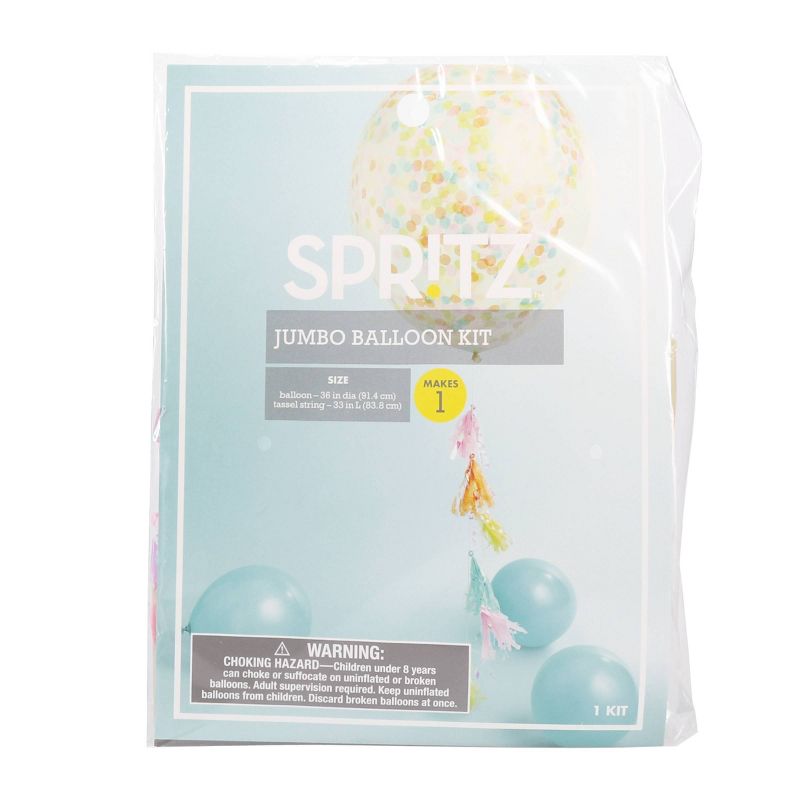 Confetti Tassel Balloon - Spritz&#8482;, 3 of 7