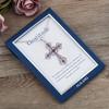 Anna-Kaci Purple Lavender Rhinestone Celtic Cross Necklace with Message Card & Envelope Jewelry Gift - 3 of 4