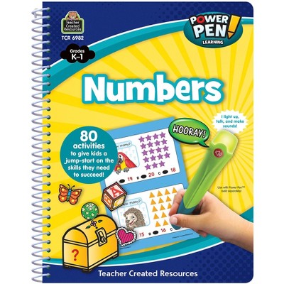 Teacher Created Resources Power Pen Learning Book, Numbers, Grades K to 1