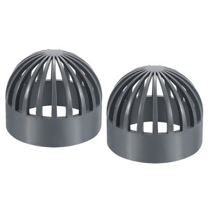 Unique Bargains Round Outdoor Leakproof Sewer Drain Pipe Fitting Adapter - 1 of 3