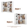 Aheaplus 72'' Set of 2 Corner Closet System with Drawers, Closet Organizer with Hanging Rods and Shelves Tower - 4 of 4