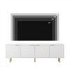 68" Modern TV Stand with Power Outlet for TV Up To 79 In, Entertainment Center With Storage Doors, TV Console Media Cabinet For Living Room Bedroom - 4 of 4