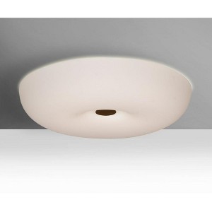 Besa Lighting Nimbus 16 1 - Light Flush Mount in  Bronze - 1 of 1
