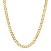 Mens 14k Gold THICK 4.5mm Miami Cuban Curb Chain Necklace - 2 of 4