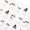 50ct Halloween 3D Puffy Stickers Ghosts - 2 of 4