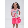 Disney Frozen Elsa Anna Moana Princess Rapunzel Jasmine Belle Girls French Terry Dress Little Kid to Big Kid - 2 of 4