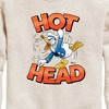 Boys' - Disney - Hot Head Donald Duck Graphic Long Sleeve Fleece Sweatshirt - 2 of 4