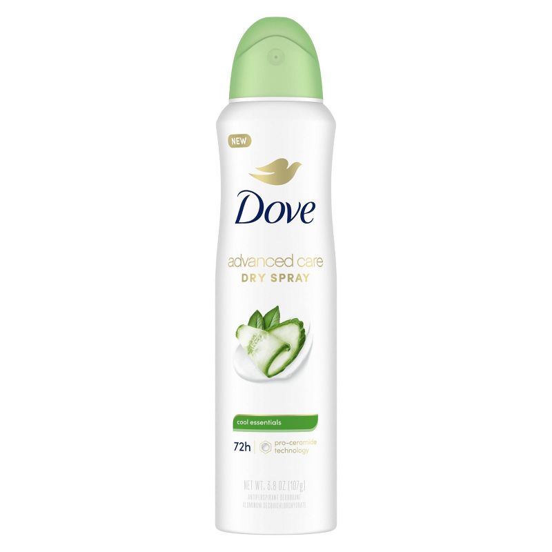 Dove Beauty Advanced Care Cool Essentials 48-Hour Women&#39;s Antiperspirant &#38; Deodorant Dry Spray, 3 of 14