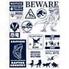 Women's Jurassic World: Dominion Beware Dinosaur Message Collage T-Shirt - 2 of 4