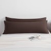 2 Pack Brushed Microfiber Body Pillowcases, Super Soft Body Pillow Cover with Envelope Closure - NTBAY - 4 of 4