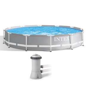 Intex 12ft X 30in Prism Frame Pool Set with Filter Pump 28711EH - 1 of 3