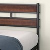 Roman Bamboo and Metal Platform Bed Frame Brown - Zinus - 3 of 4